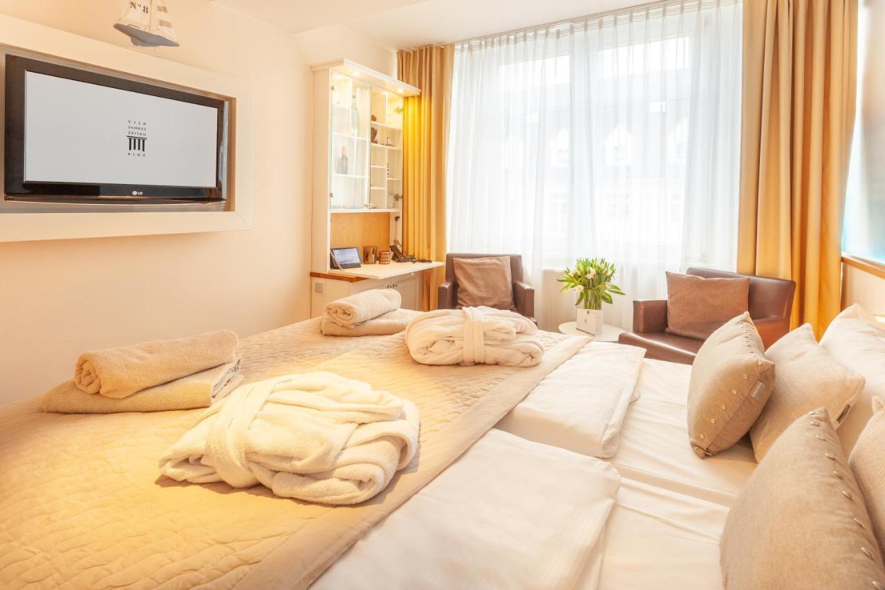 Hotel Vier Jahreszeiten Binz klimaneutral Exterior foto